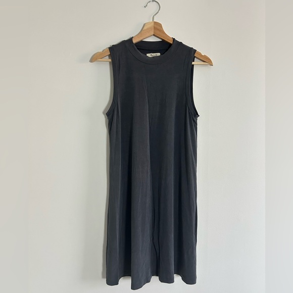 Madewell Sleeveless Mock Neck Dress - Picture 2 of 4